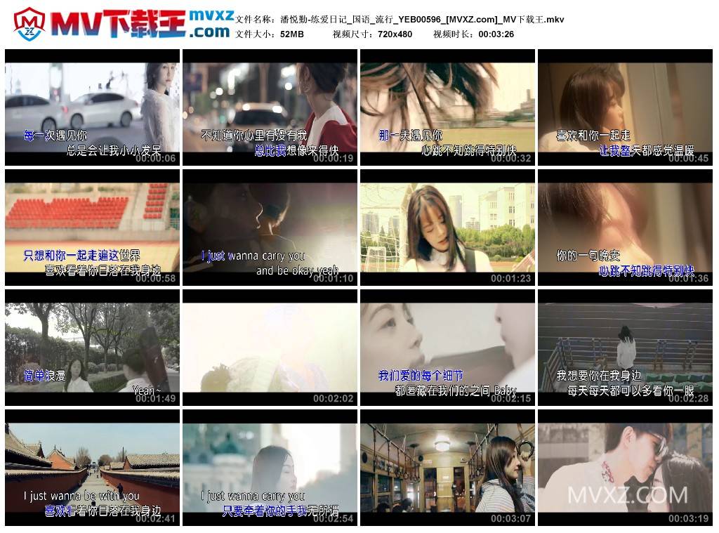 潘悦勤-练爱日记_国语_流行_YEB00596